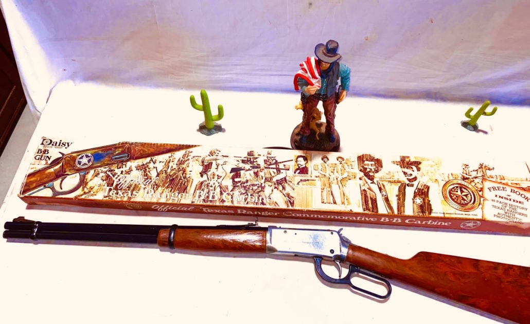 Daisy model 5694 Texas Rangers Commemorative****SOLD & box - Cowboy PaPaws