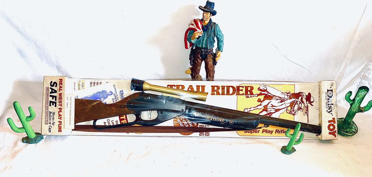 Daisy Ricochet pop gun in package****SOLD