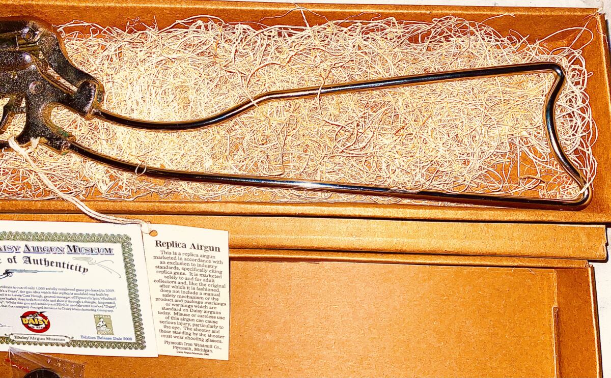 Daisy replica of the very first gun produced****SOLD - Image 5